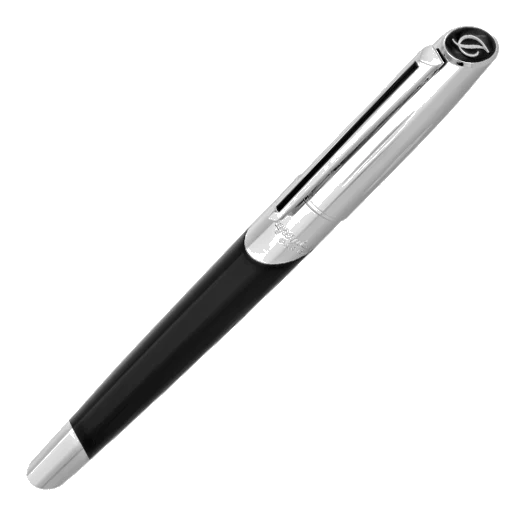 S.T. Dupont Paris Défi Millenium Black Lacquer Rollerball Pen - Image 2