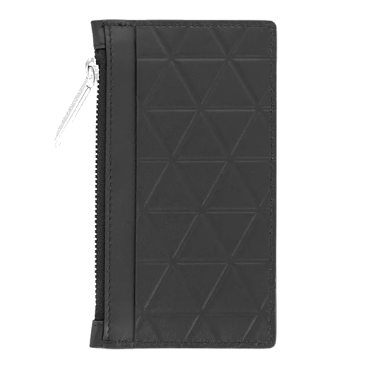 S.T. Dupont Paris Firehead Black Soft Leather 5CC Holder & Coin Purse - Image 2