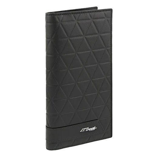 S.T. Dupont Paris Firehead Black Soft Leather 7CC Long Wallet - Image 3