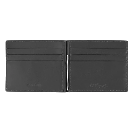 S.T. Dupont Paris Firehead Soft Leather 6CC Wallet with Money Clip - Image 3
