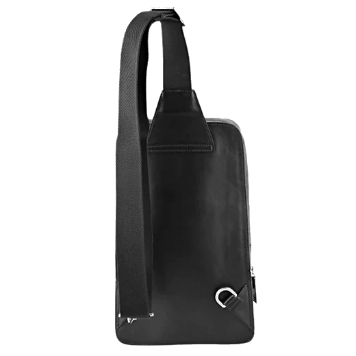 S.T. Dupont Paris Firehead Soft Leather Sling Shoulder Bag Black - Image 3
