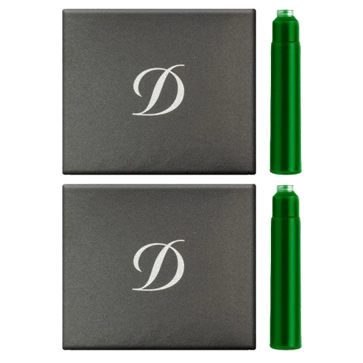 S.T. Dupont Paris Green Ink Cartridges