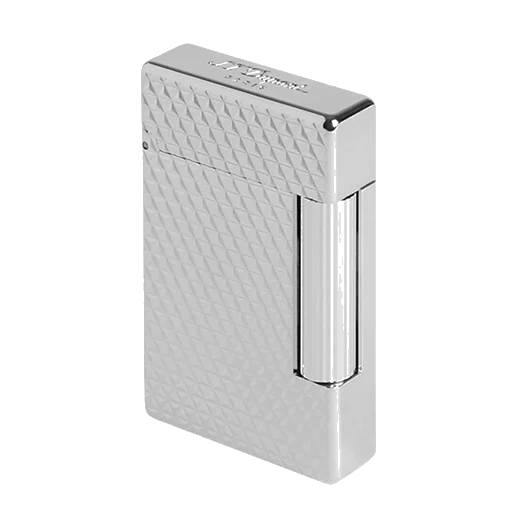 S.T. Dupont Paris Initial Diamond Head Palladium Lighter - Image 2
