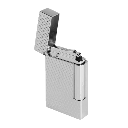 S.T. Dupont Paris Initial Diamond Head Palladium Lighter - Image 3