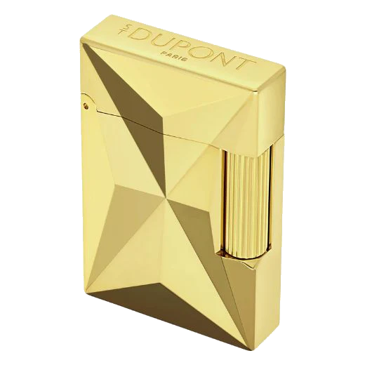 S.T. Dupont Paris Ligne 2 Small Fire X Yellow Gold Lighter - Image 4