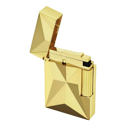 S.T. Dupont Paris Ligne 2 Small Fire X Yellow Gold Lighter - Image 5