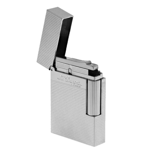 S.T. Dupont Paris Ligne 2 Small Microdiamond Palladium Lighter - Image 2