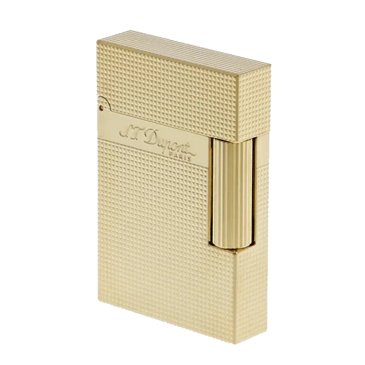 S.T. Dupont Paris Ligne 2 Small Microdiamond Yellow Gold Lighter