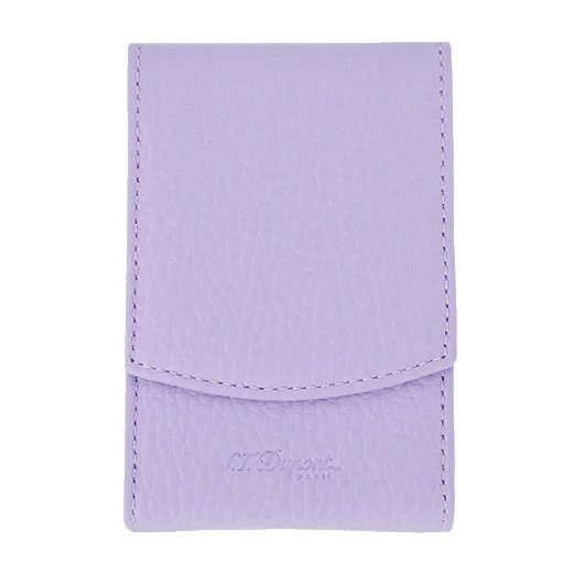 S.T. Dupont Paris Lilac Soft-Grain Leather Cigarette Case