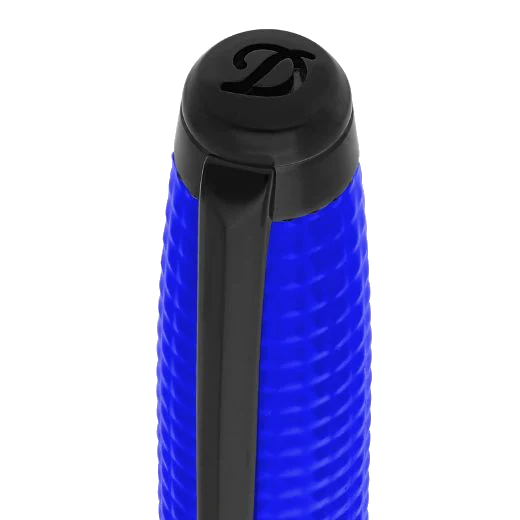 S.T. Dupont Paris Line D Eternity Neon Blue Ballpoint Pen - Image 3