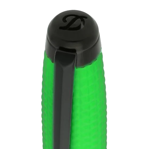 S.T. Dupont Paris Line D Eternity Neon Green Ballpoint Pen - Image 3
