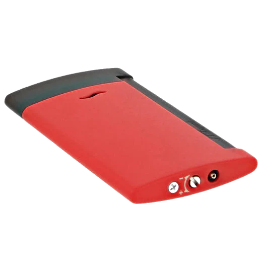 S.T. Dupont Paris Matt Black & Red Slim 7 Lighter - Image 2