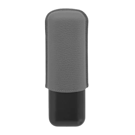 S.T. Dupont Paris Matte Black & Graphite Double Cigar Case - Image 2
