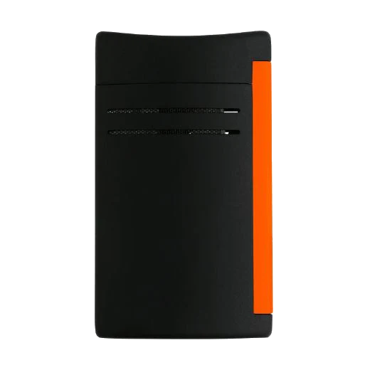 S.T. Dupont Paris Maxijet Matte Black & Neon Orange Lighter