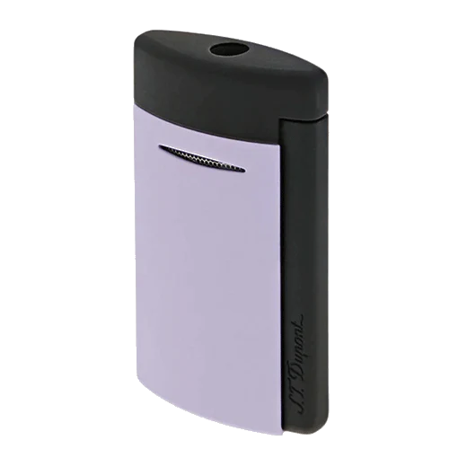 S.T. Dupont Paris Minijet Matte Black & Lilac Lighter - Image 2