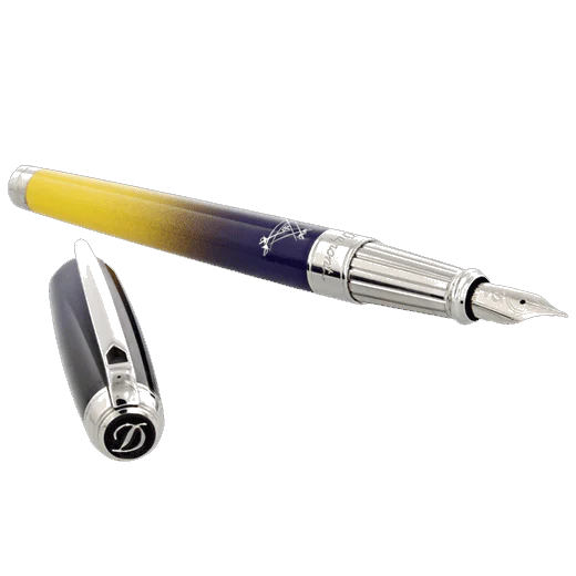 S.T. Dupont Paris Montecristo La Nuit Line D Fountain Pen - Image 3