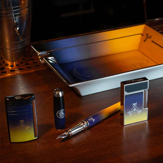 S.T. Dupont Paris Montecristo La Nuit Line D Fountain Pen - Image 5