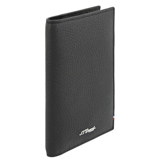 S.T. Dupont Paris Neo Capsule Grained Black Leather Passport Holder - Image 4