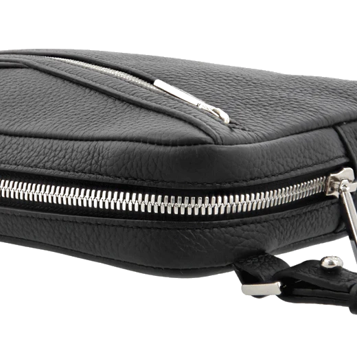 S.T. Dupont Paris Neo Capsule Grained Black Leather Pouch Small - Image 4