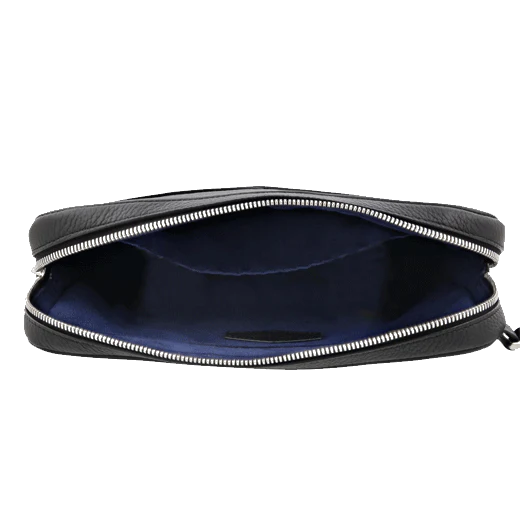 S.T. Dupont Paris Neo Capsule Grained Black Leather Pouch Small - Image 5