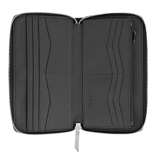 S.T. Dupont Paris Neo Capsule Grained Leather Wallet Zip Around - Image 3