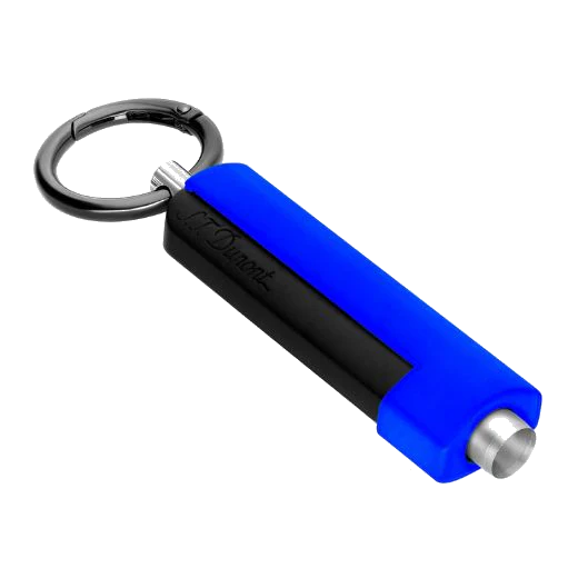S.T. Dupont Paris Neon Blue Cigar Cutter Keyring - Image 3
