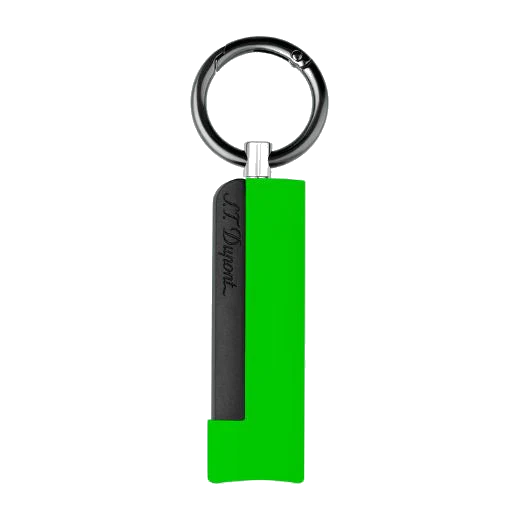 S.T. Dupont Paris Neon Green Cigar Cutter Keyring