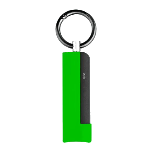 S.T. Dupont Paris Neon Green Cigar Cutter Keyring - Image 2
