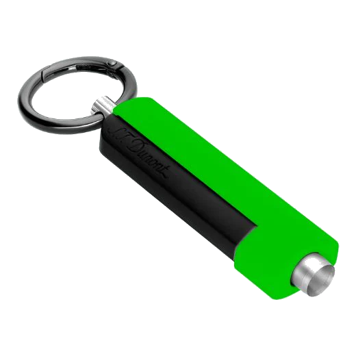 S.T. Dupont Paris Neon Green Cigar Cutter Keyring - Image 3