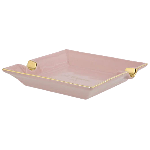 S.T. Dupont Paris Pastel Pink Spring Series Small Ashtray - Image 2