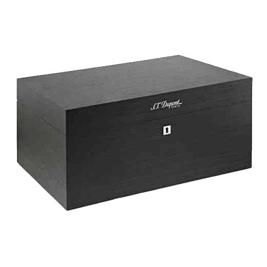 S.T. Dupont Paris Prestige Humidor Black 135 Cigars - Image 2