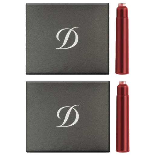 S.T. Dupont Paris Red Ink Cartridges