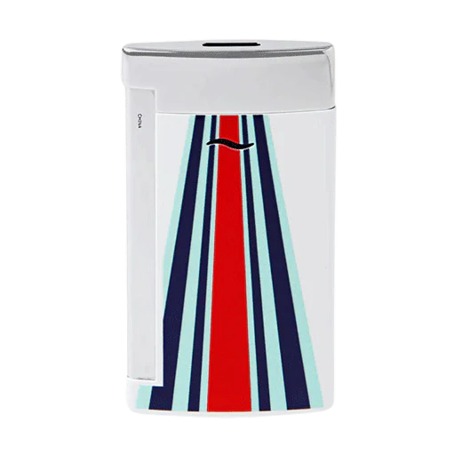 S.T. Dupont Paris Slim 7 24H du Mans White & Chrome Lighter - Image 3