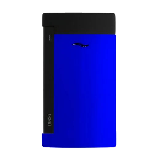 S.T. Dupont Paris Slim 7 Neon Blue Lighter - Image 3