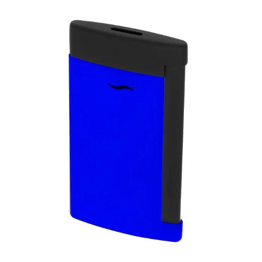S.T. Dupont Paris Slim 7 Neon Blue Lighter - Image 4