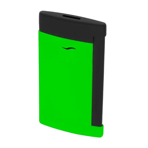 S.T. Dupont Paris Slim 7 Neon Green Lighter - Image 4