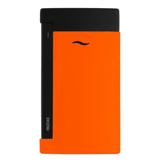 S.T. Dupont Paris Slim 7 Neon Orange Lighter - Image 2