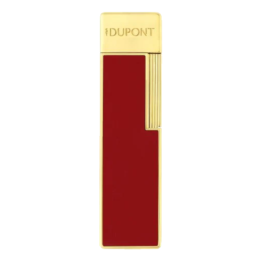 S.T. Dupont Paris Twiggy Lampone Lacquer & Gold Lighter