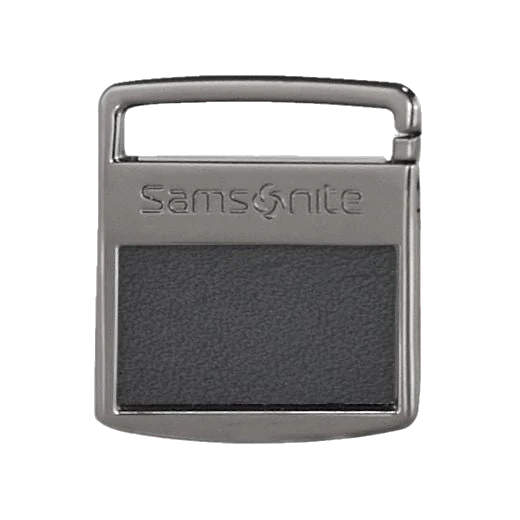 Samsonite Gunmetal Luggage Tag IM