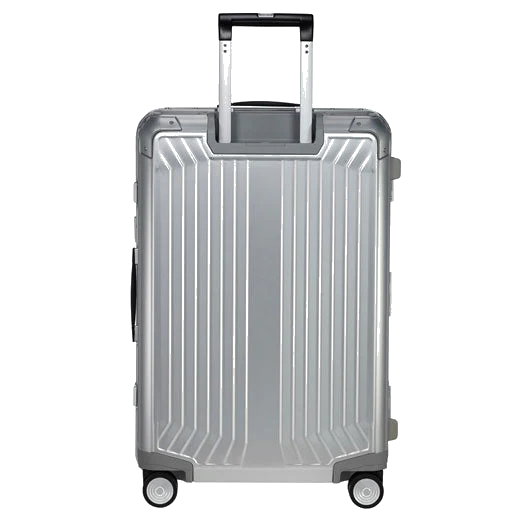 Samsonite Lite-Box Alu Silver Spinner Suitcase, 69 cm - Image 2