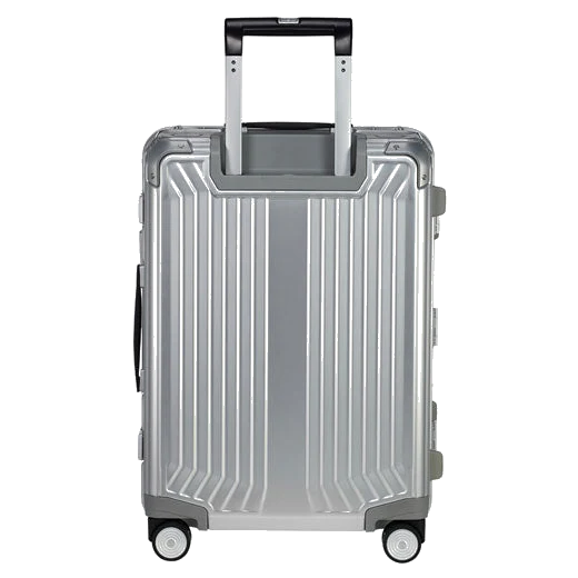 Samsonite Lite-Box Alu Spinner Silver Carry On Case, 55 cm - Image 2