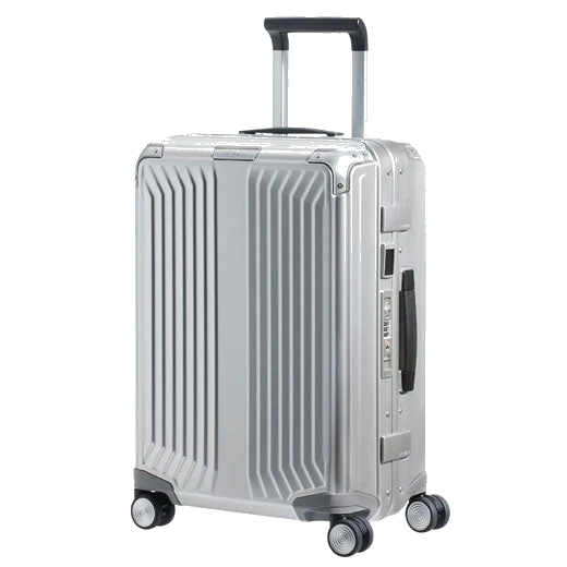 Samsonite Lite-Box Alu Spinner Silver Carry On Case, 55 cm - Image 3