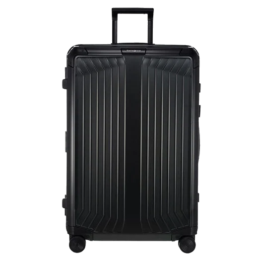 Samsonite Lite-Box Alu Spinner Suitcase, Black 76 cm