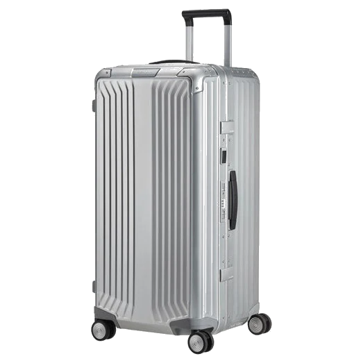 Samsonite Lite-Box Alu Spinner Trunk, Silver 80 cm - Image 2