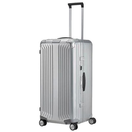 Samsonite Lite-Box Alu Spinner Trunk, Silver 80 cm - Image 4