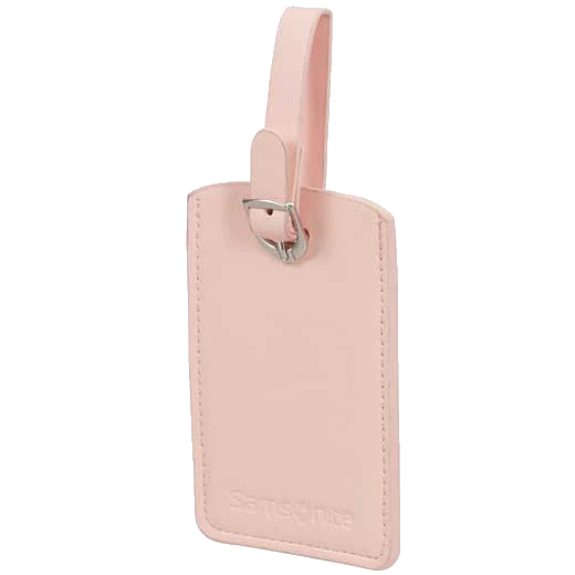 Samsonite Pink PU Leather Luggage Tag x2 - Image 2