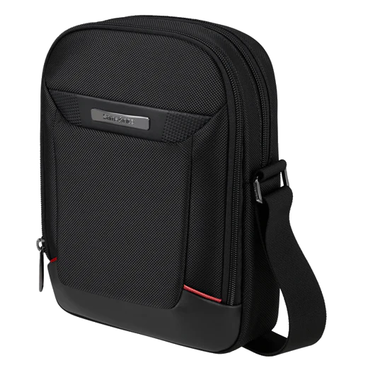 Samsonite Pro-DLX 6 Medium Crossbody Bag in Black - Image 3