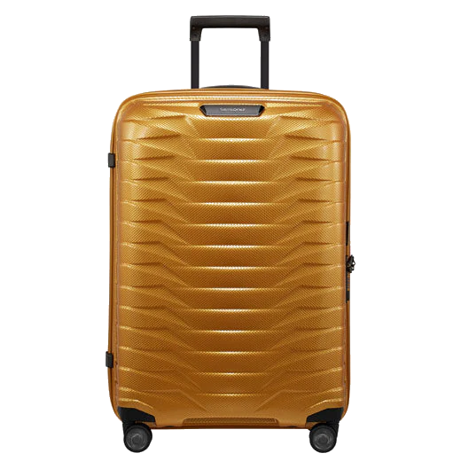Samsonite Proxis Honey Gold Spinner Suitcase, 69 cm