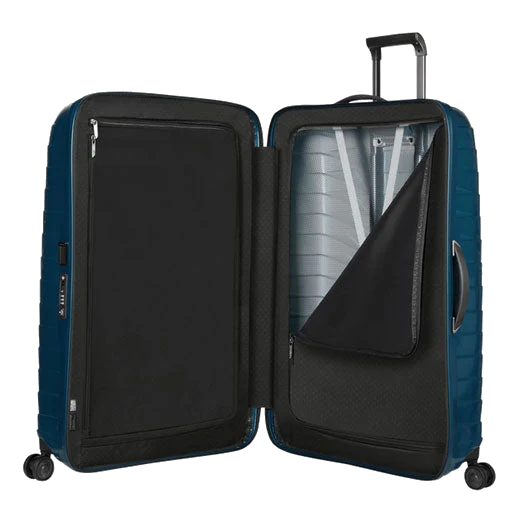 Samsonite Proxis Petrol Blue Spinner Suitcase, 81 cm - Image 4