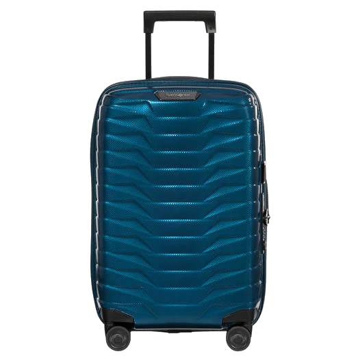 Samsonite Proxis Spinner Expandable Carry On, Petrol Blue 55 cm